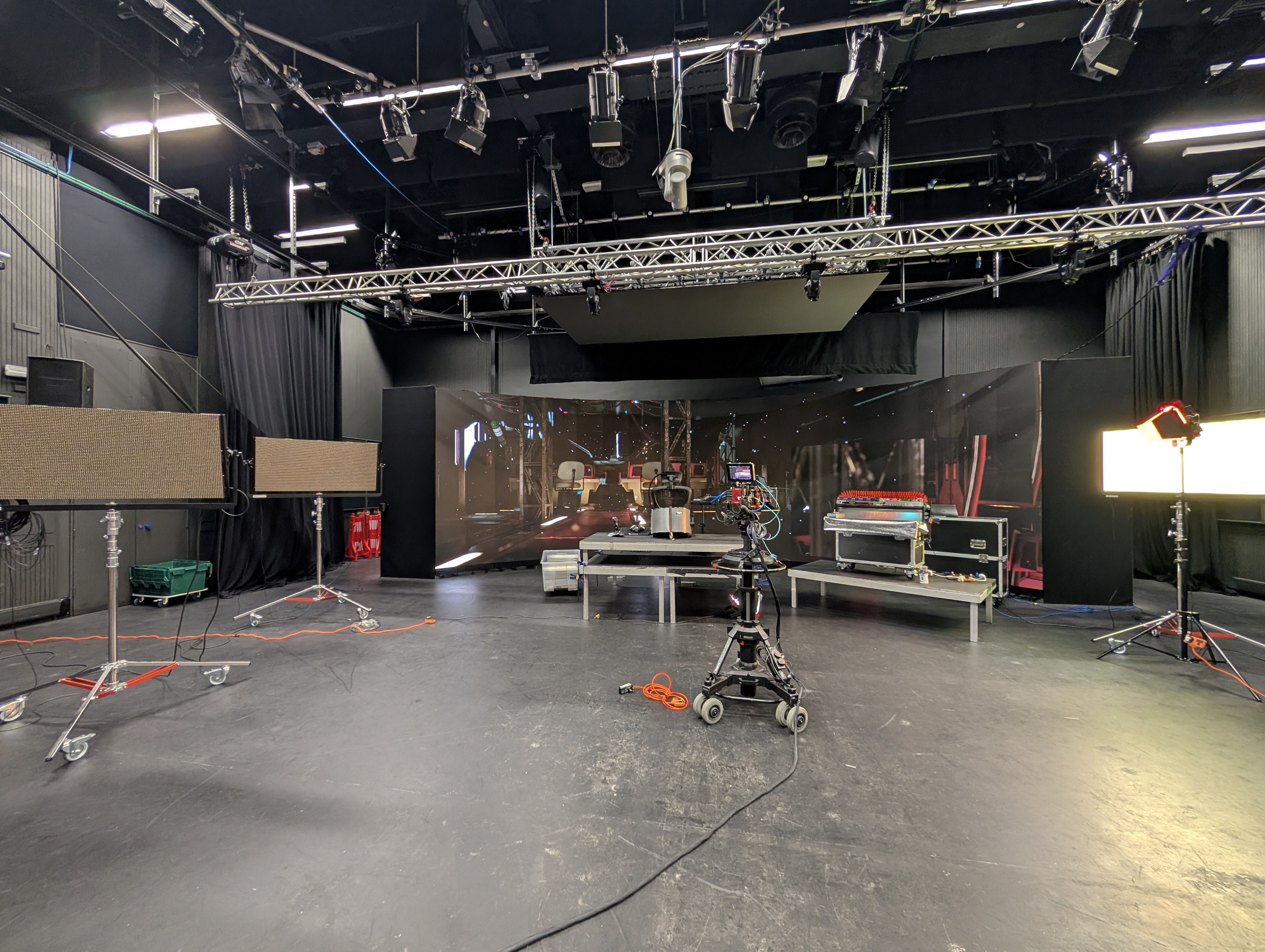 Virtual Production Stage, Southampton Solent University